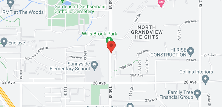 map of 2938 160TH STREET